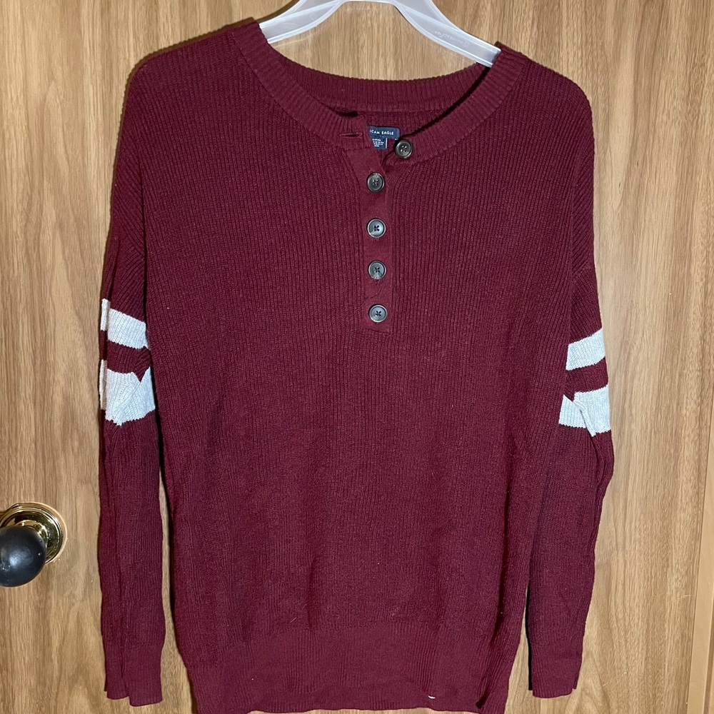 American Eagle Button Sweater